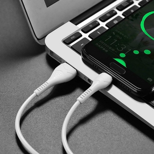 USB-TYPE C CABLE  ΣΕ TYPE C X85 WHITE 1m